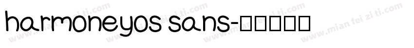 harmoneyos sans字体转换
